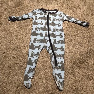 Kickee pants London dogs footie